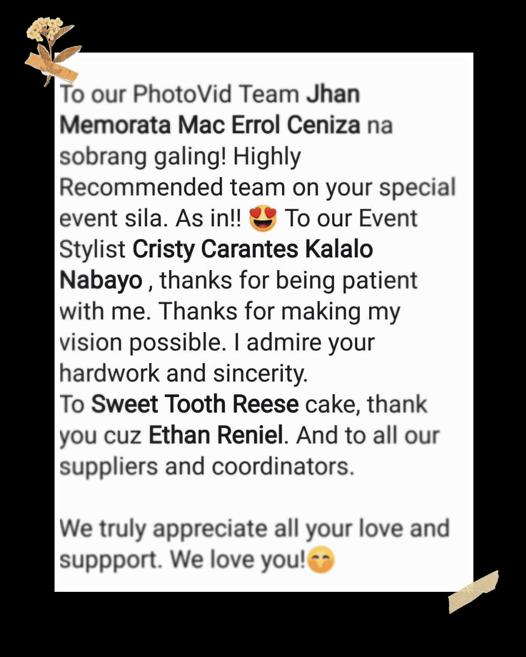 Client spotlight shared with Tetay's Rental