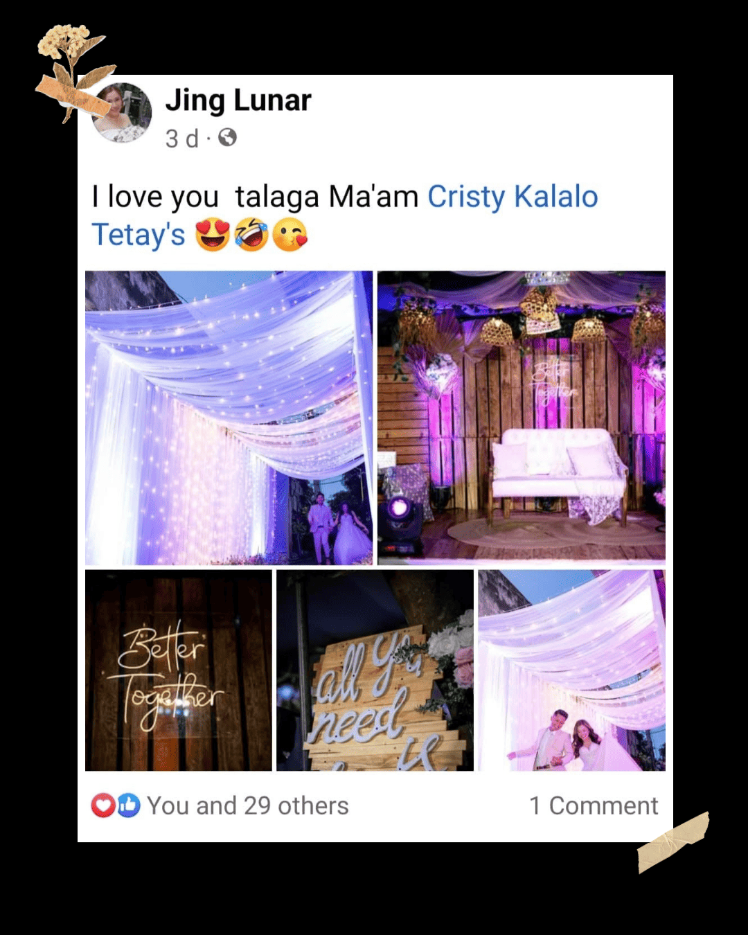 Client spotlight shared with Tetay's Rental