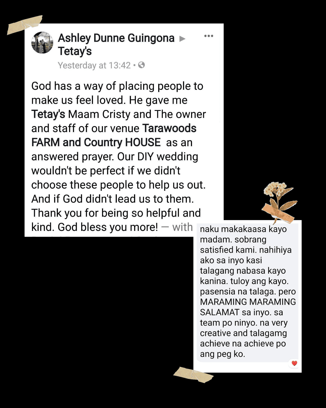 Client spotlight shared with Tetay's Rental