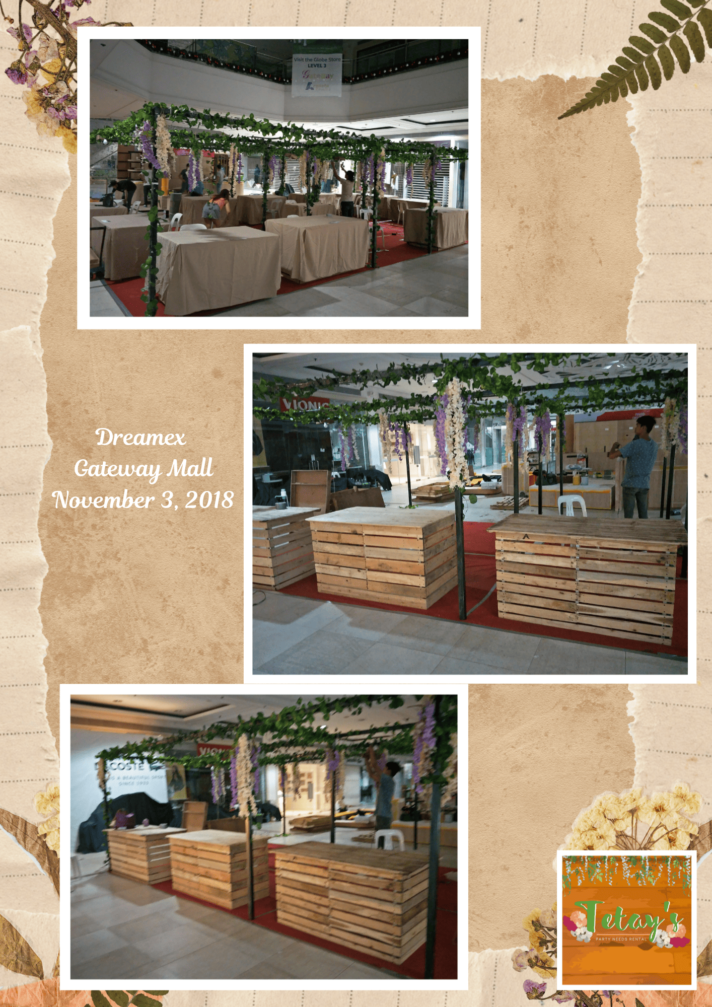 Tetay's Rental styled event setup from 2018, archive photo three