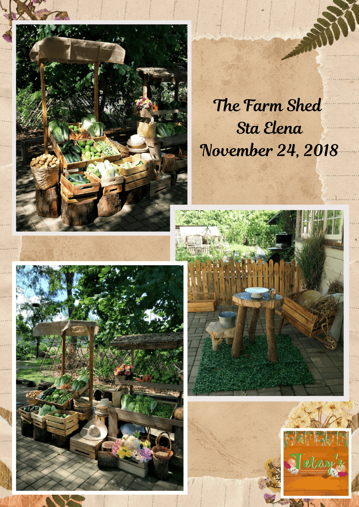 Tetay's Rental styled event setup from 2018, archive photo four