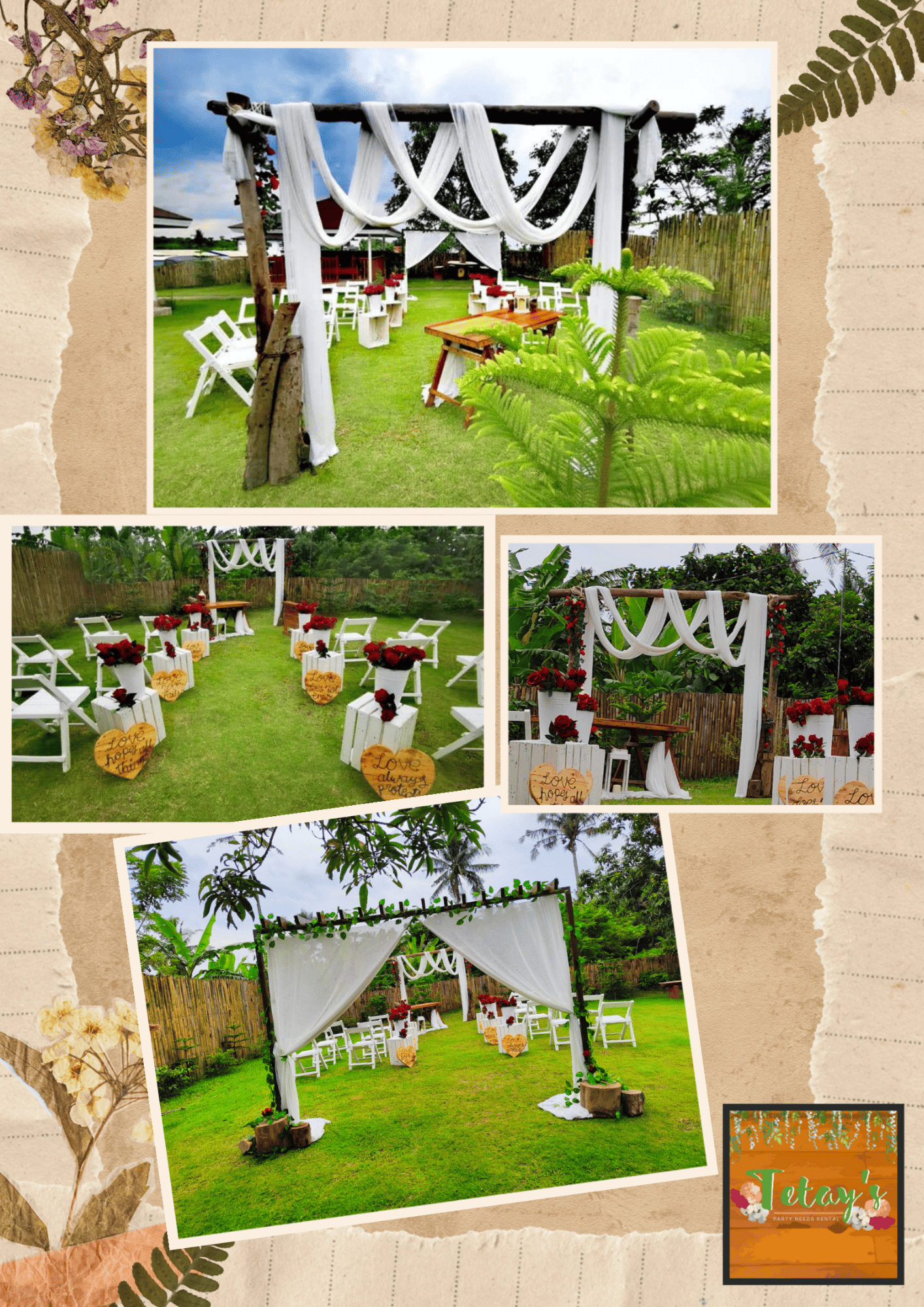 Tetay's Rental styled event setup from 2021, archive photo five