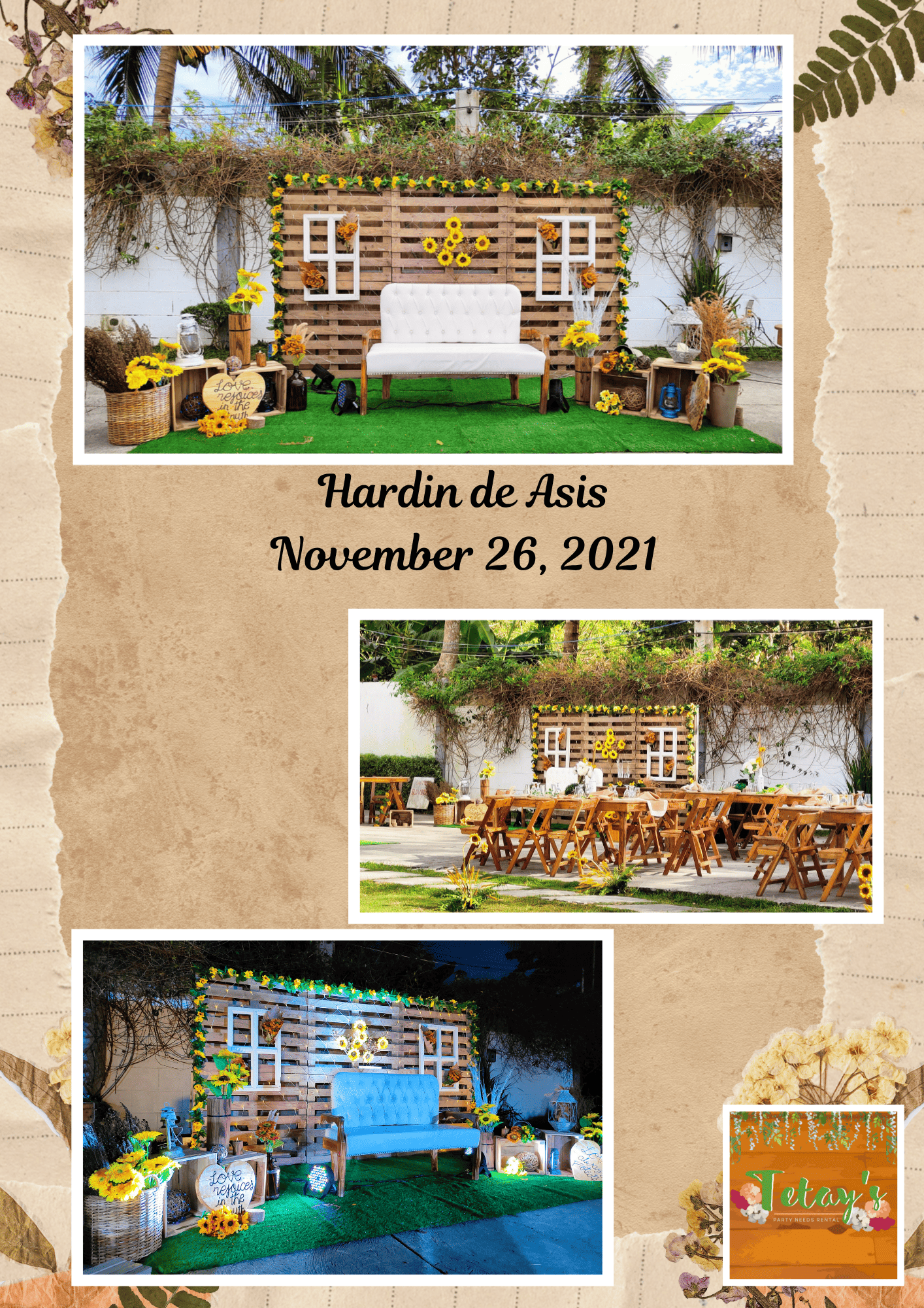 Tetay's Rental styled event setup from 2021, archive photo twenty