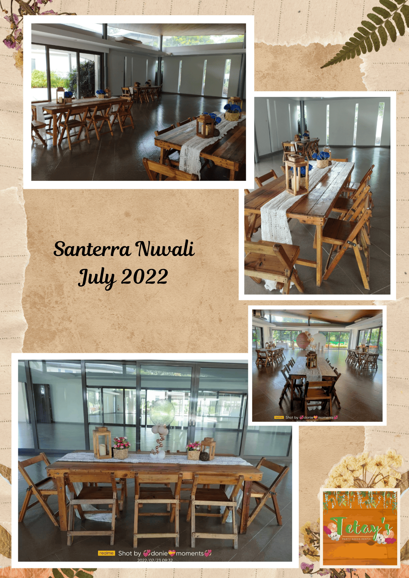 Tetay's Rental styled event setup from 2022, archive photo seven