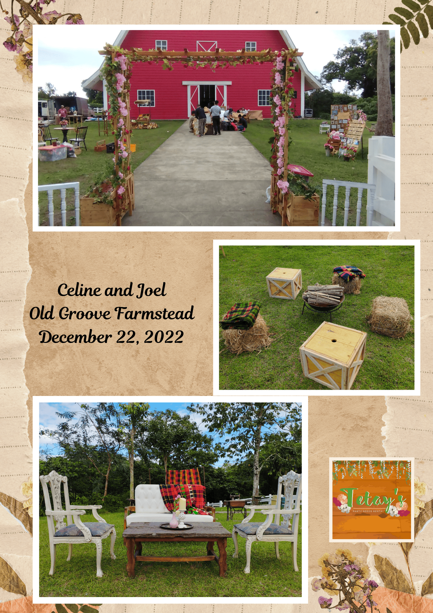 Tetay's Rental styled event setup from 2022, archive photo nineteen
