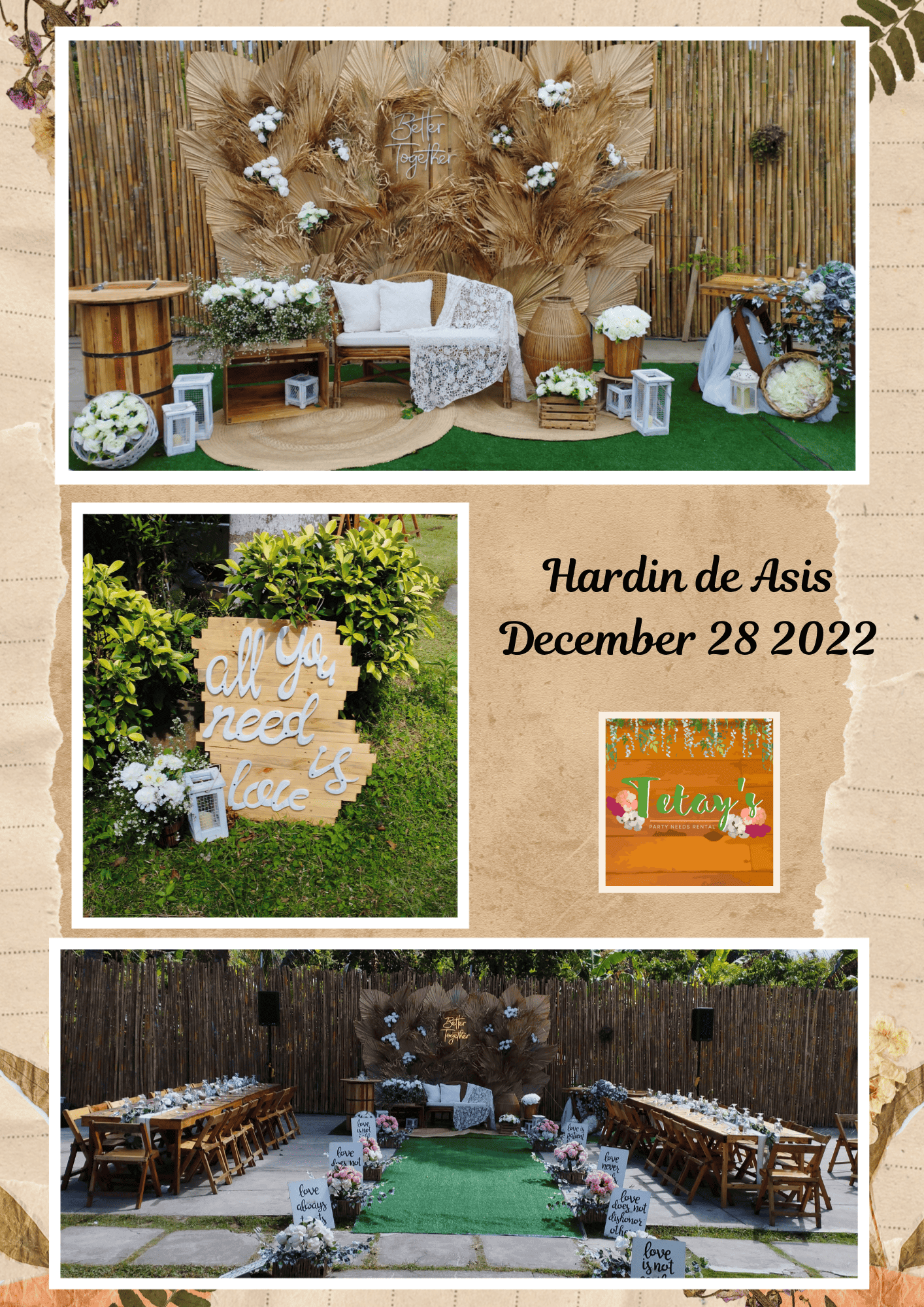 Tetay's Rental styled event setup from 2022, archive photo twenty-one
