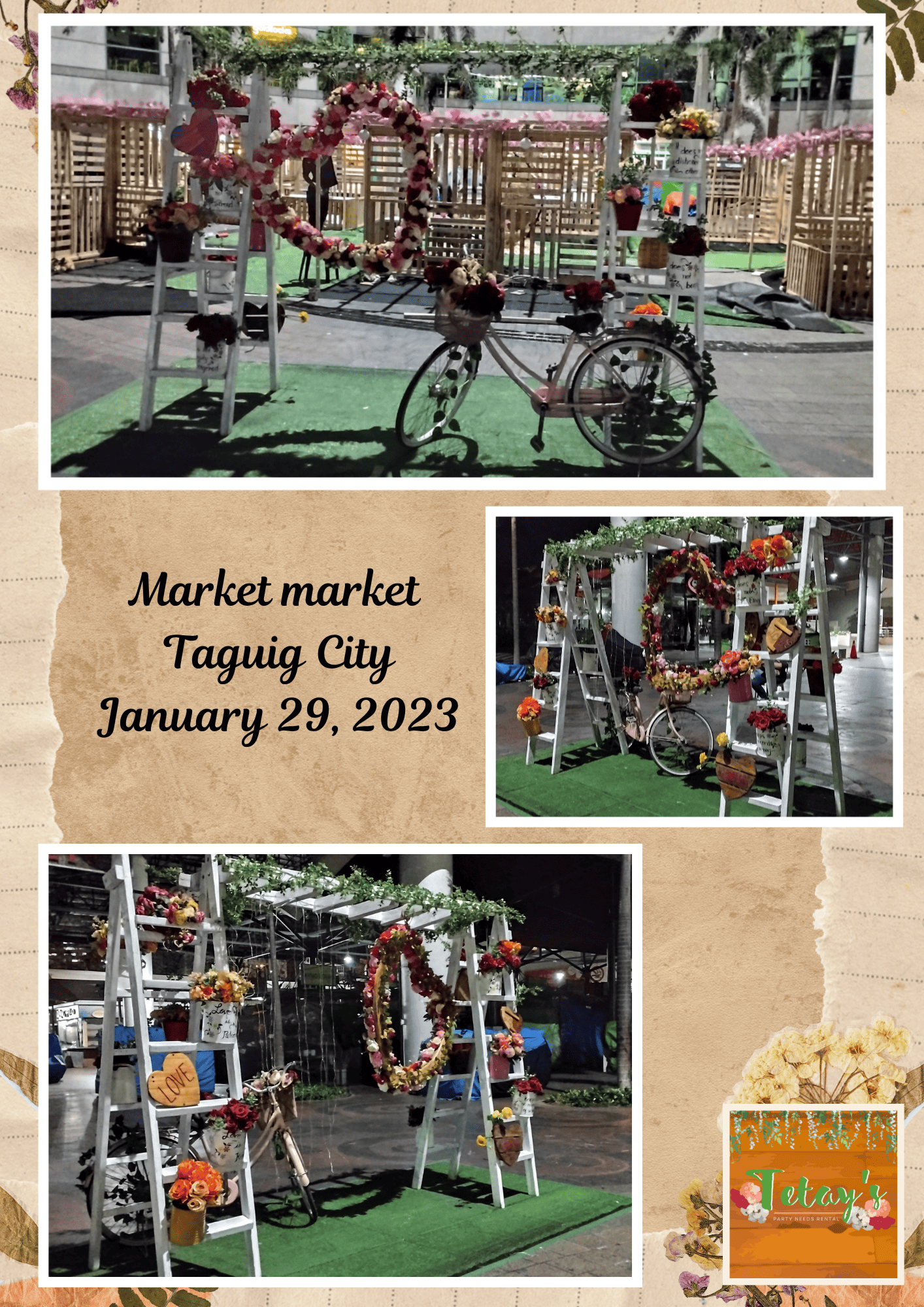 Tetay's Rental styled event setup from 2023, archive photo five