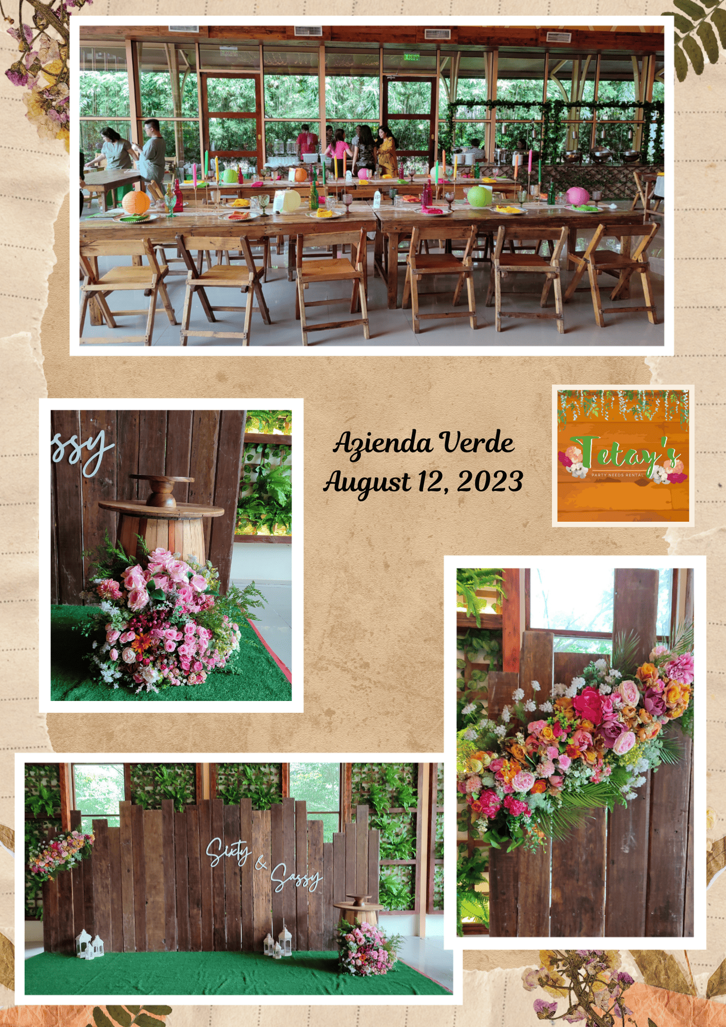 Tetay's Rental styled event setup from 2023, archive photo twenty