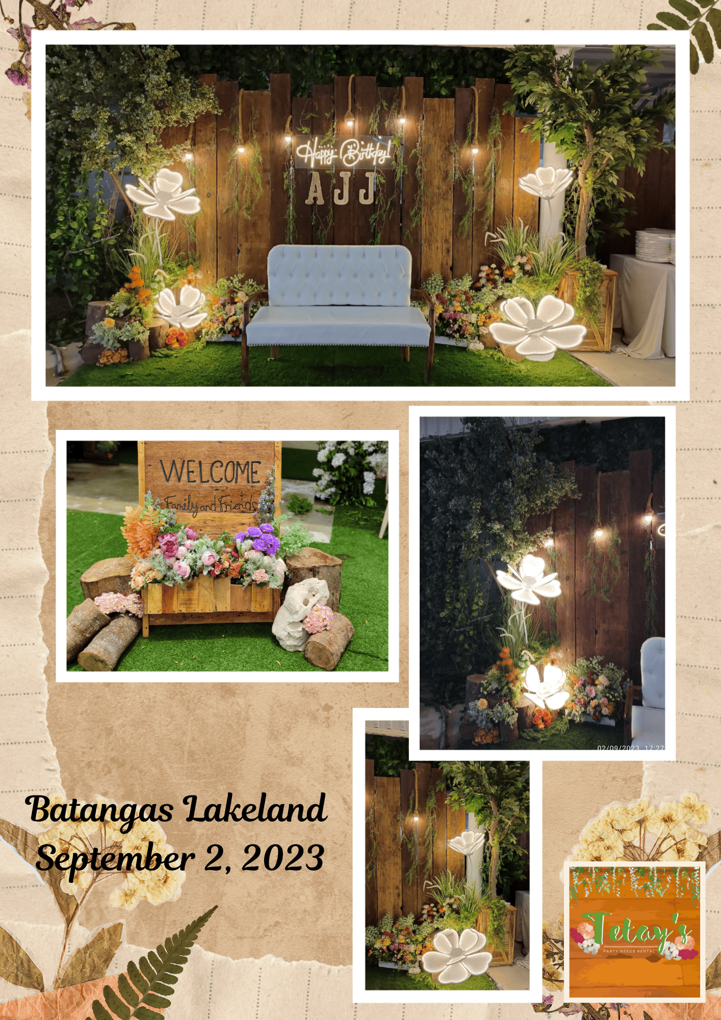 Tetay's Rental styled event setup from 2023, archive photo twenty-one