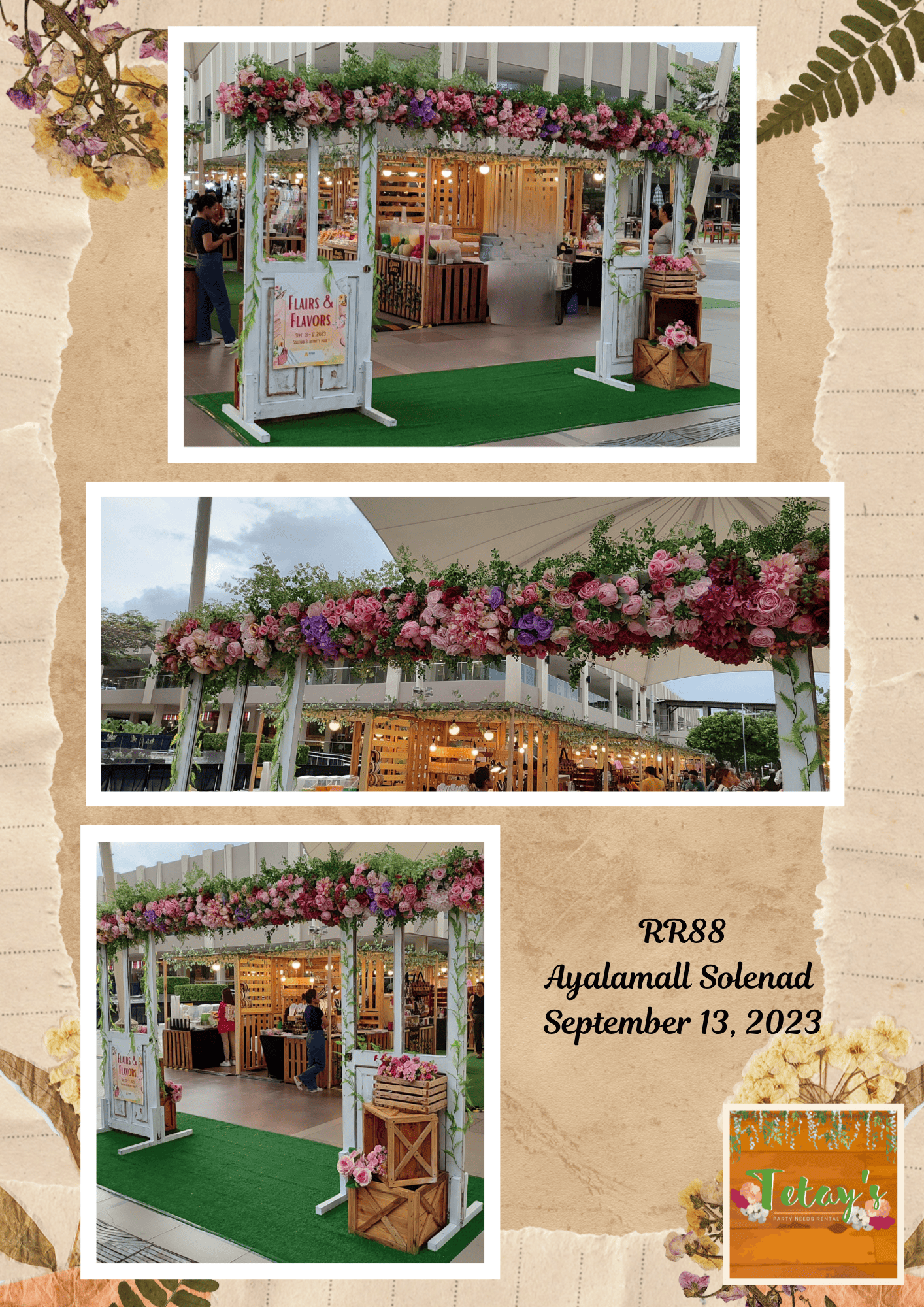Tetay's Rental styled event setup from 2023, archive photo twenty-three