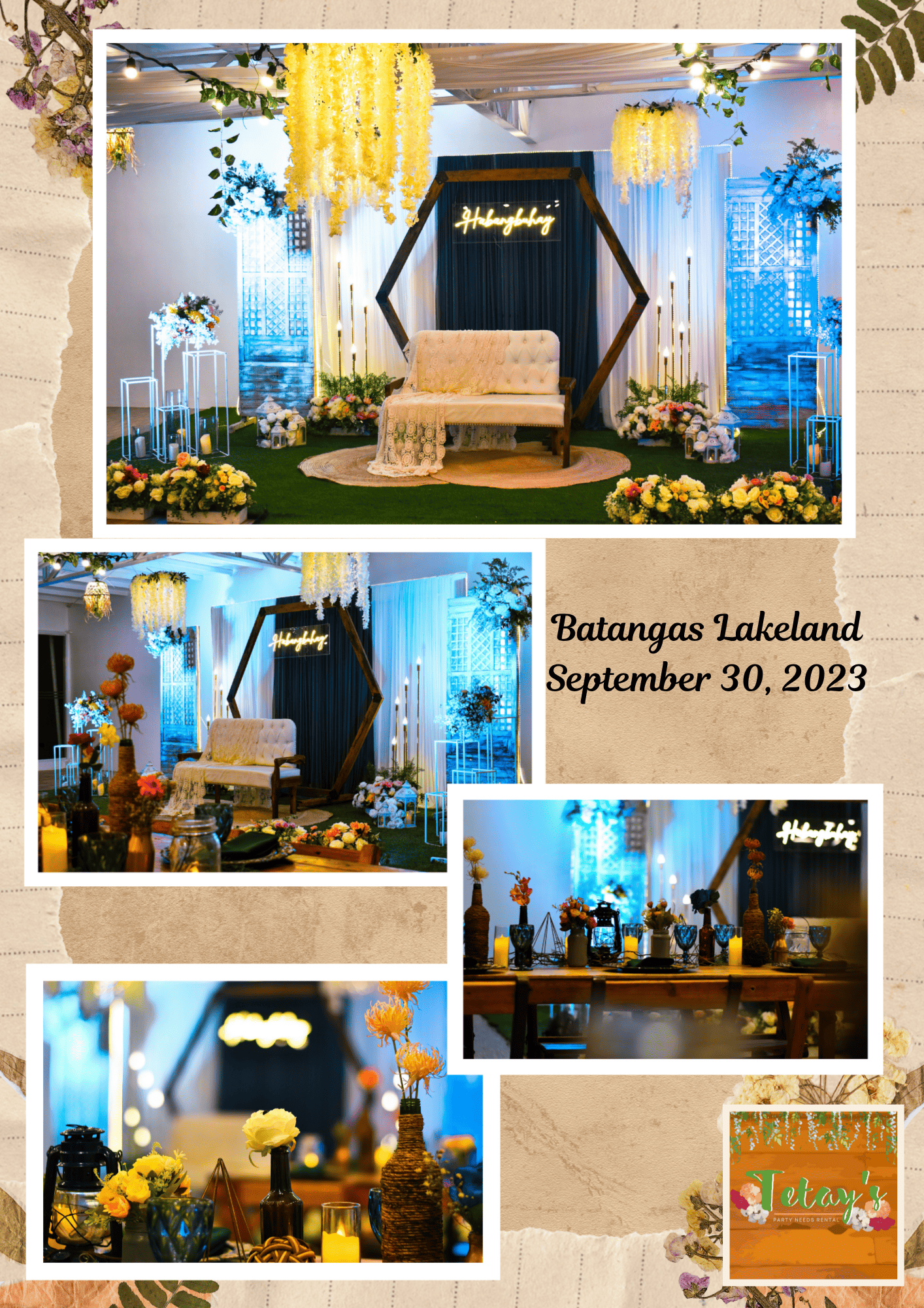 Tetay's Rental styled event setup from 2023, archive photo twenty-five