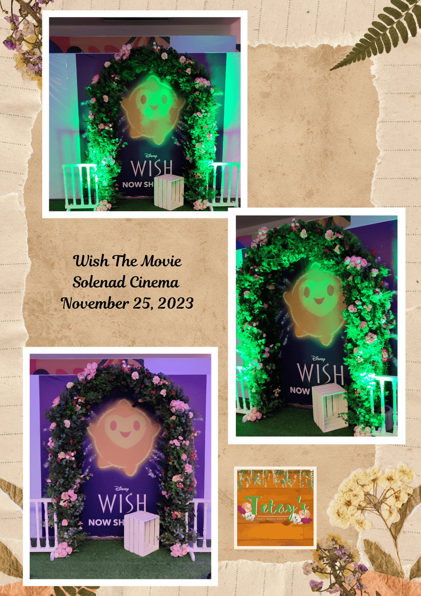 Tetay's Rental styled event setup from 2023, archive photo twenty-eight