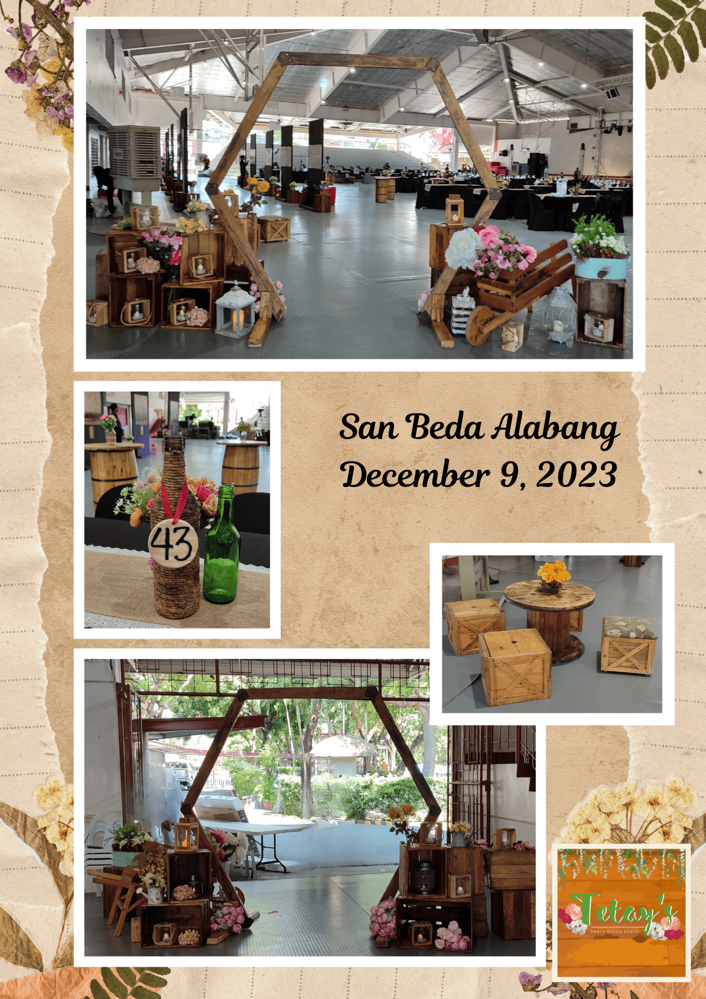 Tetay's Rental styled event setup from 2023, archive photo twenty-nine