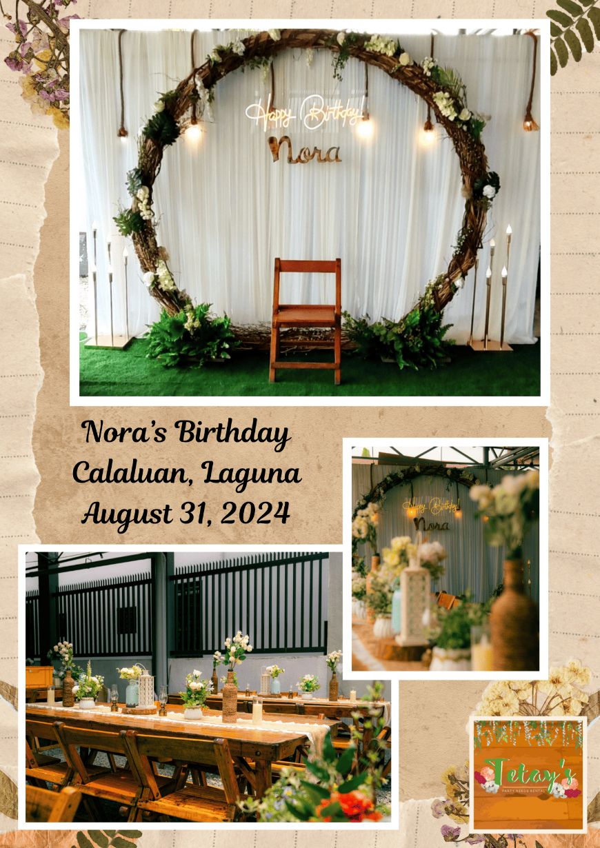 Tetay's Rental styled event setup from 2024, archive photo twenty
