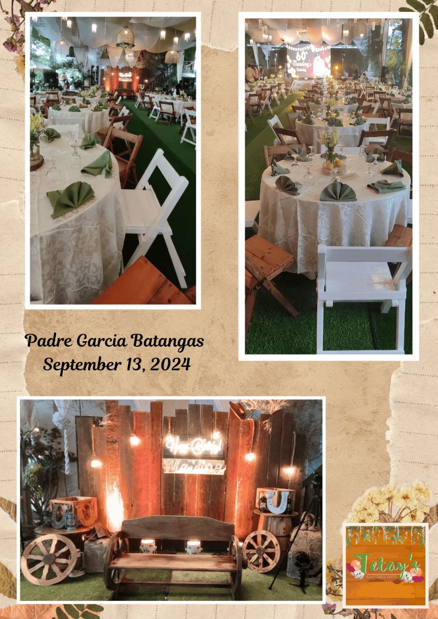 Tetay's Rental styled event setup from 2024, archive photo twenty-four